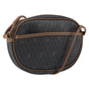 Christian Dior Vintage Honeycomb Canvas and Leather