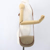 Celine Vintage Macadam Circle Logo Canvas and Leather