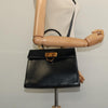 Salvatore Ferragamo Gancini Convertible Top Handle Leather
