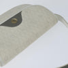 Christian Dior Vintage Honeycomb Flap Canvas and Leather