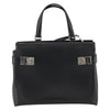 Salvatore Ferragamo Double Gancini Side Buckle Tote Leather