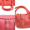 Fendi Selleria Linda Satchel Pebbled Leather