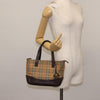 Burberry Nova Check Tote Canvas and Leather