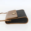 Christian Dior Vintage Honeycomb Canvas and Leather