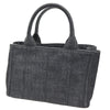 Prada Canapa Convertible Tote Denim