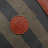 Fendi Vintage Pequin Boston Coated Canvas