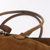 Prada Pushlock Tote Suede