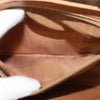 Celine Vintage Macadam Circle Logo Canvas and Leather