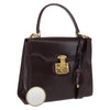 Gucci Vintage Lady Lock Top Handle Leather