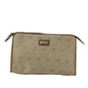 Christian Dior Vintage Honeycomb Zip Canvas and Leather