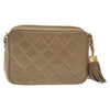 Chanel Vintage Diamond CC Camera Quilted Leather