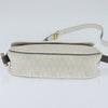 Christian Dior Vintage Honeycomb Flap Canvas and Leather