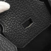 Hermes HAC Birkin Black Fjord with Palladium Hardware