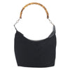Gucci Vintage Bamboo Hobo Nylon