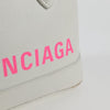 Balenciaga Logo Ville Leather
