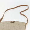 Christian Dior Vintage Honeycomb Canvas and Leather