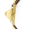 Hermes Medor Quartz Plated Metal and Leather