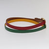 Hermes Double Hole Buckle Belt Metal and Leather