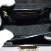 Salvatore Ferragamo Gancini Convertible Top Handle Patent Leather