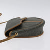 Christian Dior Vintage Honeycomb Flap Coated Canvas