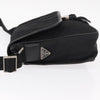 Prada Logo Flap Messenger Tessuto