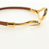 Hermes Jumbo Hook Braided Leather and Metal