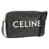 Celine Logo Messenger Triomphe Coated Canvas