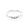 Cartier Maillon Panthere Band 18K White Gold with 4 Diamonds