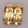 Chanel Vintage CC Round Drop Clip-On Metal