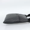 Gucci Vintage Flat Messenger GG Canvas and Leather