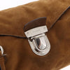 Prada Pushlock Tote Suede
