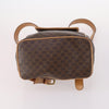 Celine Vintage Drawstring Flap Macadam Coated Canvas