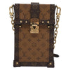 Louis Vuitton Vertical Trunk Pochette Reverse Monogram Canvas