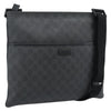 Gucci Vintage Flat Messenger GG Canvas and Leather