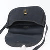 Christian Dior Vintage Honeycomb Flap Canvas and Leather