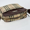 Burberry Zip Messenger Nova check Canvas and Leather