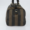 Fendi Vintage Pequin Boston Coated Canvas