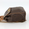 Celine Vintage Drawstring Flap Macadam Coated Canvas