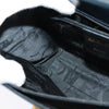Salvatore Ferragamo Gancini Convertible Top Handle Leather