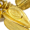 Chanel Vintage CC Round Drop Clip-On Metal