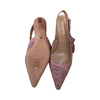 Christian Dior Women's J'Adior Slingback Pumps Printed Fabric