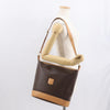 Celine Vintage Macadam Canvas and Leather