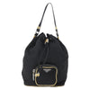 Prada Duet Drawstring Bucket Tessuto