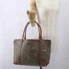 Gucci Joy Plus Tote GG Coated Canvas with Leather