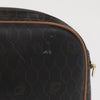 Christian Dior Vintage Honeycomb Canvas and Leather