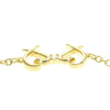 Tiffany & Co. Paloma Picasso Double Loving Heart 18K Yellow Gold and Diamond