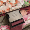 Gucci Buckle Blooms Print GG Coated Canvas