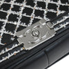 Chanel Boy Flap Sequin Quilted Calfskin