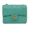 Chanel Square Classic Single Flap Quilted Lambskin