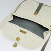 Christian Dior Vintage Honeycomb Flap Canvas and Leather